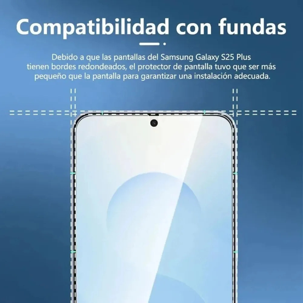 3 uds vidrio templado Ultra transparente para Samsung S25 S24 S23 Ultra S22 S21 Plus Protector de pantalla para Samsung S25 Edge S24 S23 S21 FE - imagen 4