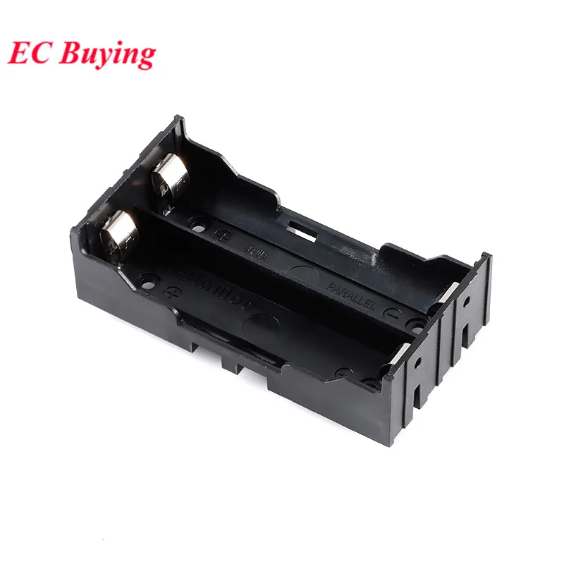 Nuevo DIY ABS 18650 fundas para banco de energía 1X 2X 3X 4X 18650 soporte de batería caja de almacenamiento 1 2 3 4 ranuras contenedor de baterías Pin duro - imagen 3