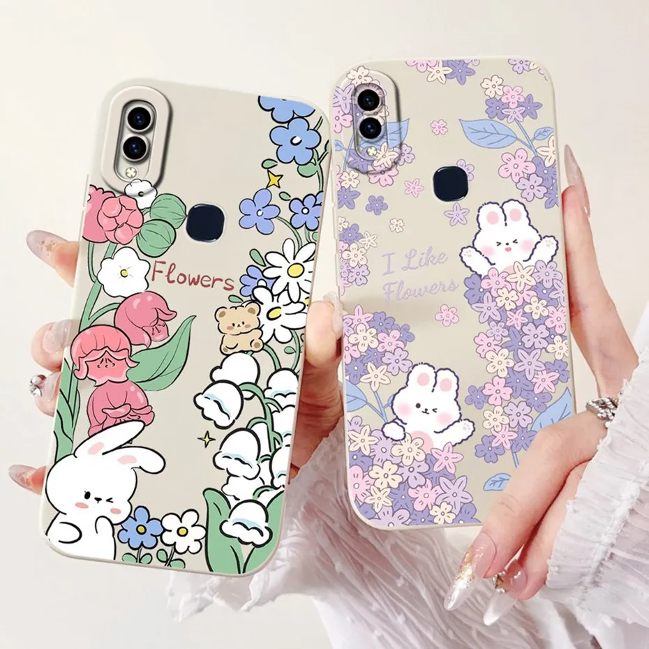 Para Vivo V9 Youth Y85 Z1i Z1 Lite funda protectora de teléfono para Vivo 1851 1723 1726 1727 fundas de silicona suave con bonito patrón - imagen 2