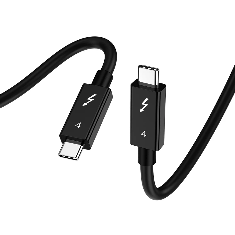 TYPE-C-Cable de datos Thunderbolt 4, transmisión de 40Gbps, 8K @ 60Hz, Ultra HD, PD, cargador de carga rápida de 100W, alta potencia - imagen 4