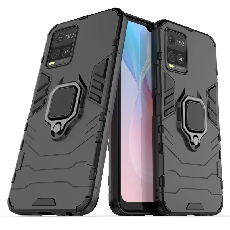 Funda para Vivo iQOO 8 9 Pro iQOO9 SE Y55 Y55S Y76 Y76S 5G, carcasa protectora, soporte magnético, carcasa trasera - imagen 4