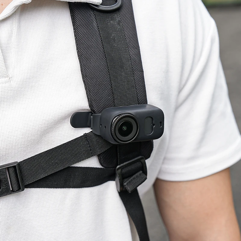 Funda de silicona multifuncional para expansión, funda protectora con borde, correa para muñeca para DJI Osmo Nano, accesorios para cámaras deportivas - imagen 2