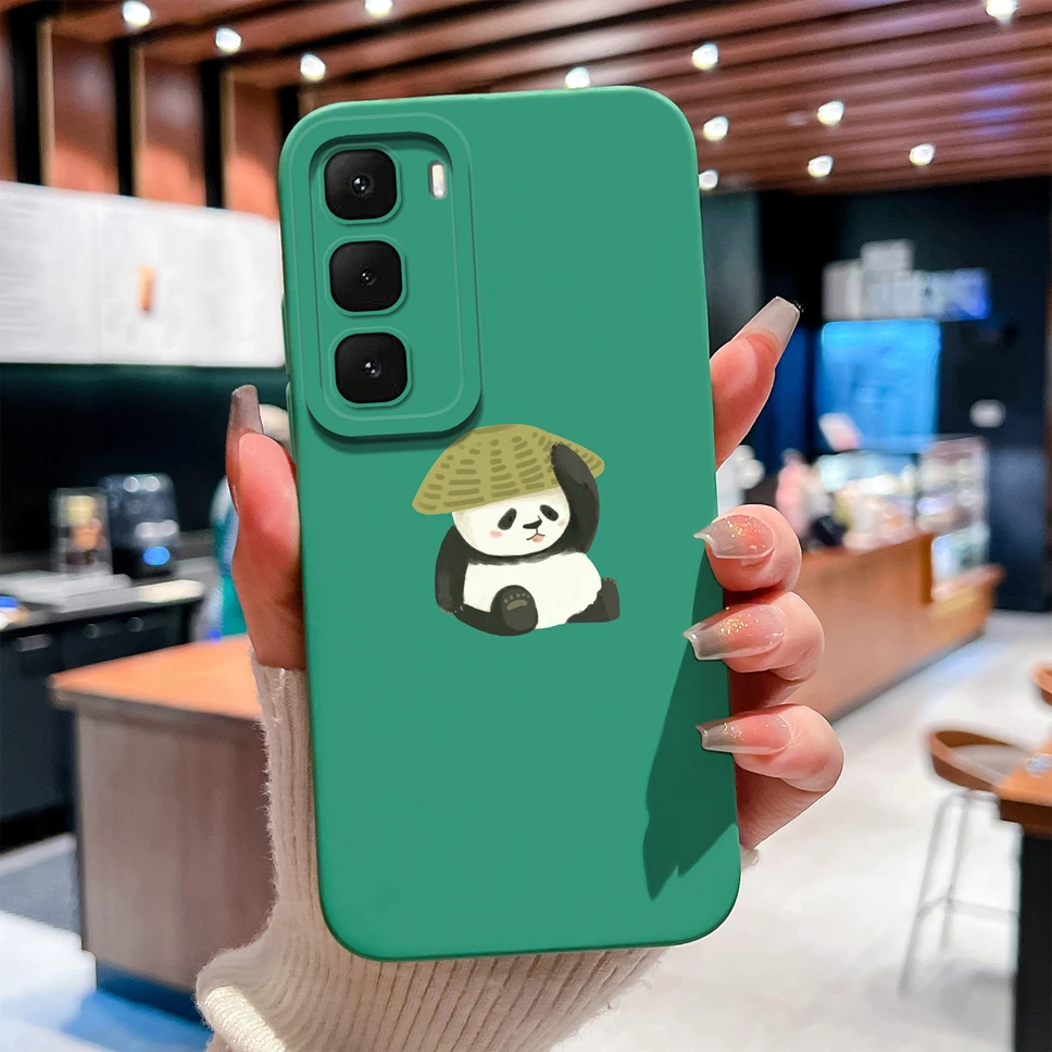 Para Infinix Hot 60 60i 5G funda bonita aguacate gato suave silicona líquida carcasa de teléfono ligera para Infinix Hot60 parachoques antideslizante - imagen 5