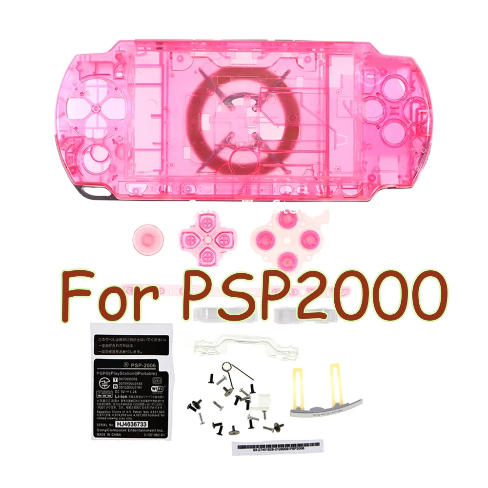 Funda de repuesto para consola de juegos PSP2000, carcasa completa con botones, 2000 - imagen 3