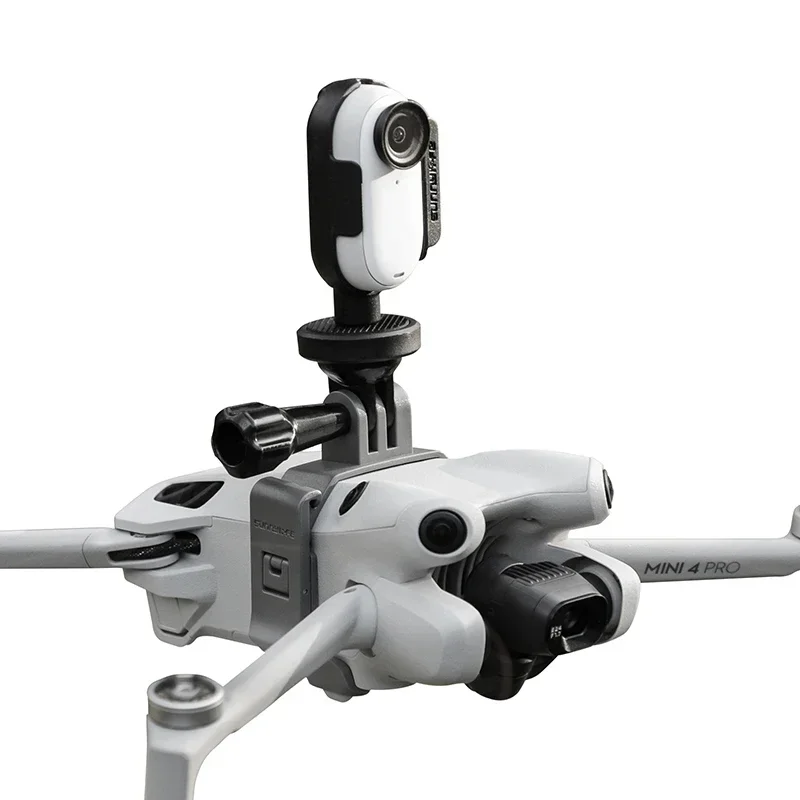Adaptador multifuncional para DJI Mini 4 Pro, soporte de expansión y luz nocturna para Dron para cámara GoPro/DJI Action 4/3/Insta360 - imagen 3