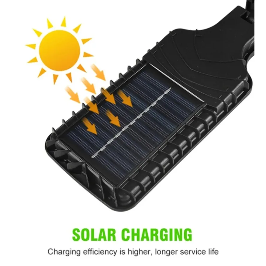 2/1 Uds LED Solar exterior Control remoto 3 modos LED patio lámpara de pared detección de movimiento humano puerta de garaje alumbrado público - imagen 2