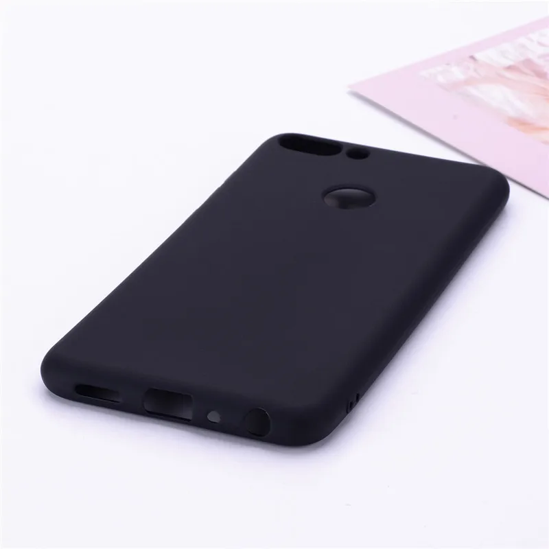 Huawei P Smart Case TPU silicona suave color caramelo contraportada funda de teléfono para Huawei P Smart 2018 FIG-LX1 PSmart Case - imagen 3