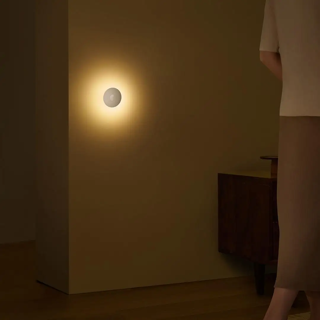 Xiaomi luz de inducción nocturna recargable 3 Mijia dormitorio Sensor de movimiento brillo ajustable lámpara de noche humana - imagen 2
