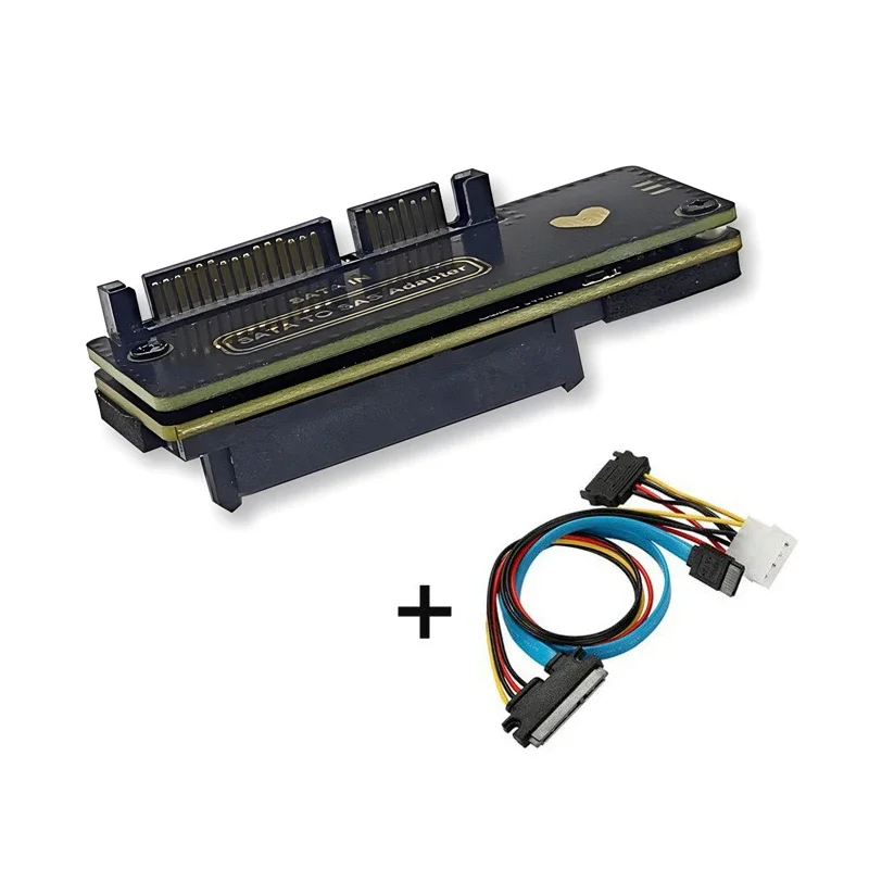 Tarjeta extensora SATA3.0 a SAS SSD, adaptador convertidor SATA de 22 pines a SAS 29 pines, unidad de estado sólido Sata 7 + 15 pines, Cable de conexión externo - imagen 3