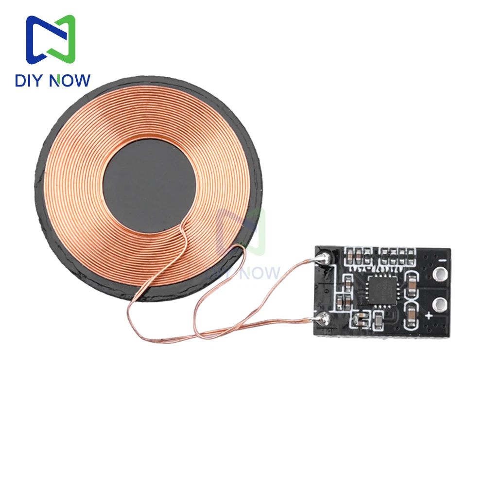 Módulo receptor de carga inalámbrica de 5W, 1A /3W, 600mA, bobina pequeña integrada, cargador inalámbrico de carga de 5V, placa PCBA para teléfonos Apple - imagen 3