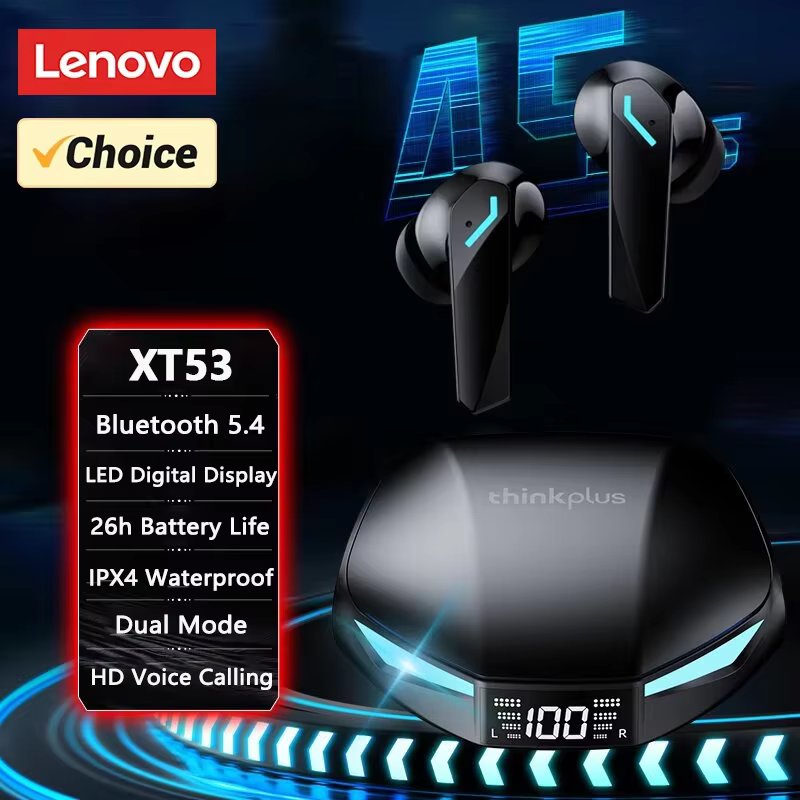 Lenovo XT53 Auriculares Bluetooth Gaming Deporte – Modo Dual - imagen 4