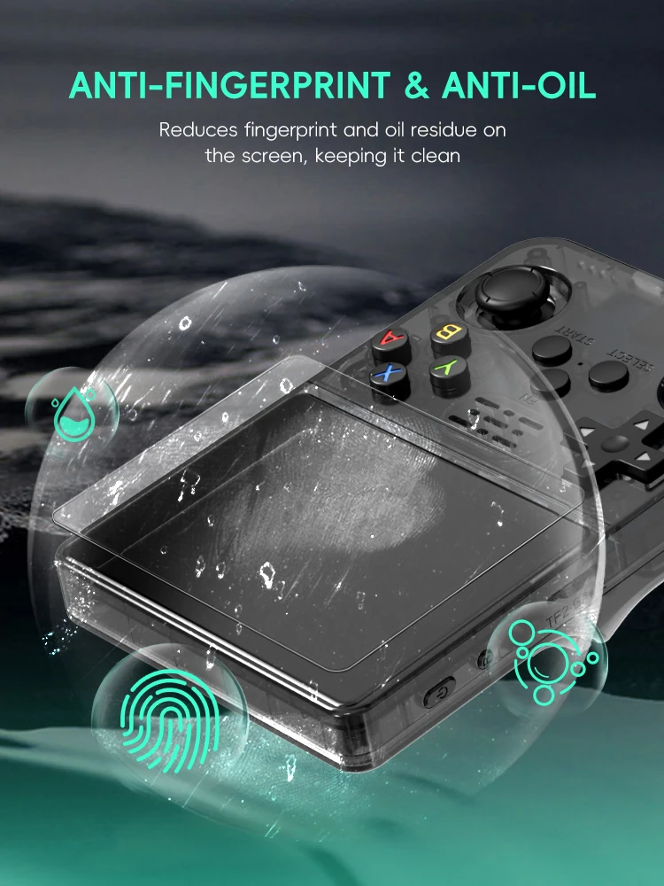 Protector Pantalla DATA FROG R36S Vidrio Templado 9H Antigolpes - imagen 5