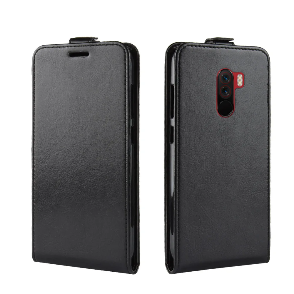 Funda de silicona de cuero PU con tapa para Xiaomi Pocophone F1, funda de teléfono colorida, funda trasera para Xiaomi Pocophone f1 - imagen 4