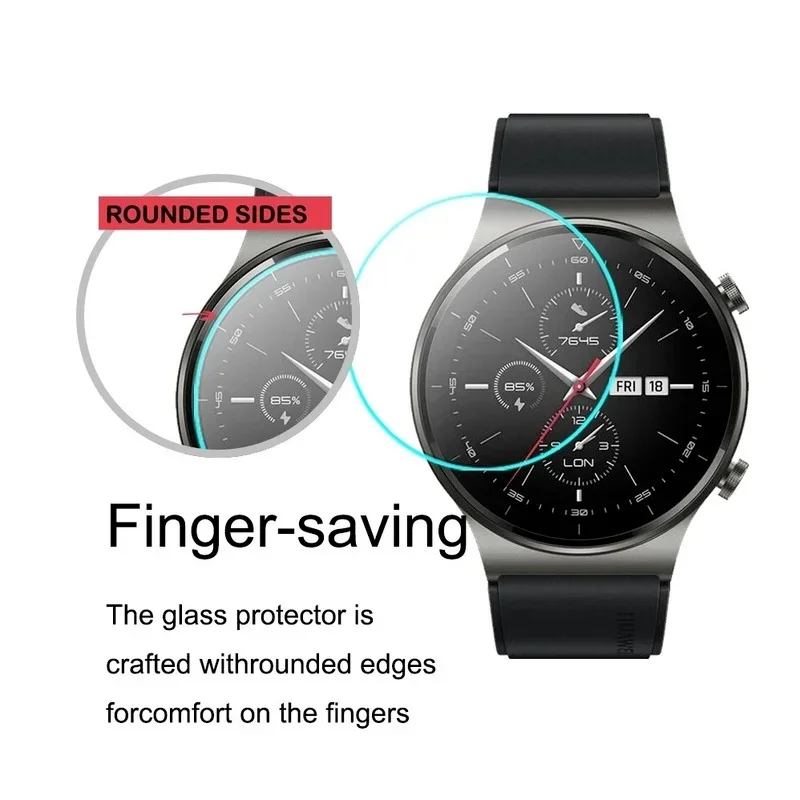 Películas para Huawei Watch GT 2 Pro, protectores de pantalla de vidrio templado, antiarañazos, a prueba de explosiones, 1-6 uds. - imagen 5