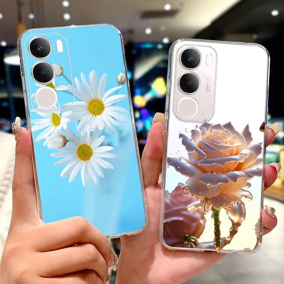 Para Vivo Y19s 4G funda V2419 funda pintada de moda Popular funda de teléfono de silicona suave para Vivo Y19s Y 19 s VivoY19s bolsas de cubierta trasera - imagen 4