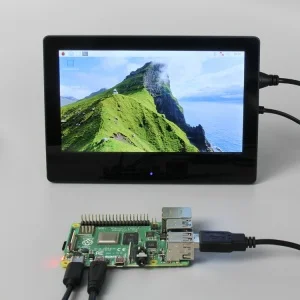 Módulo táctil capacitivo, pantalla LCD de 7,0 pulgadas, 1024x600, HDMI, IPS, USB, Panel de Monitor con carcasa para Raspberry Pi - imagen 4