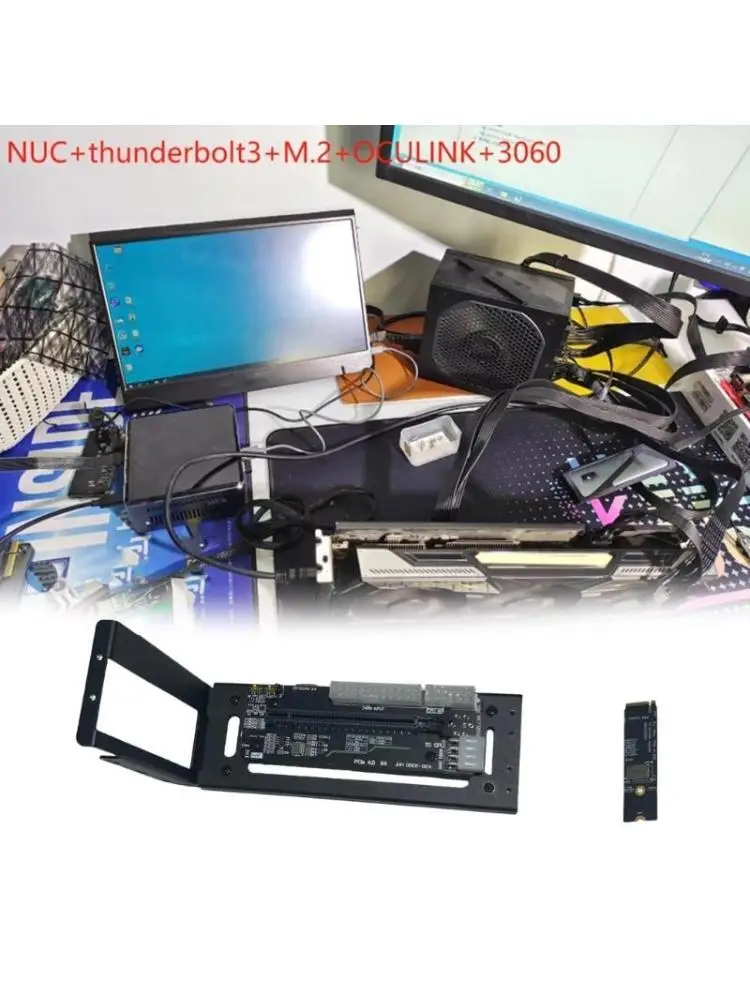 Y1UB Tarjeta gráfica Soporte vertical Computadora PCIE Caja soporte vertical GPU