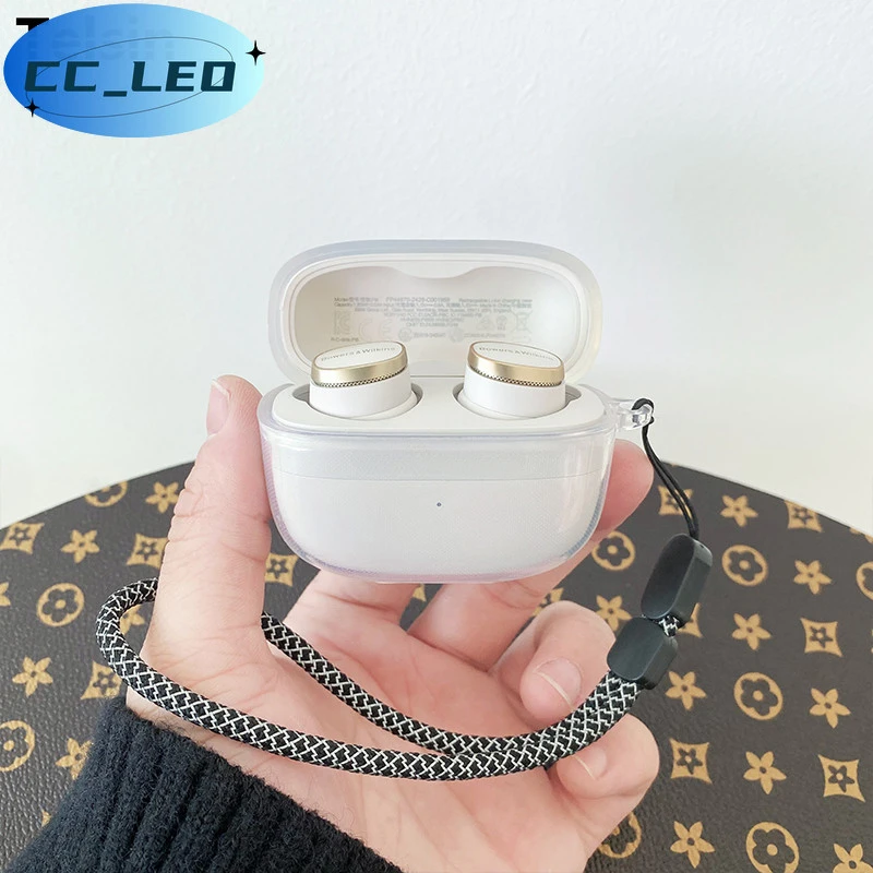 Para Bowers & Wilkins PI8 funda transparente suave Bowers & Wilkins PI6 funda protectora transparente a prueba de golpes con cordón - imagen 2