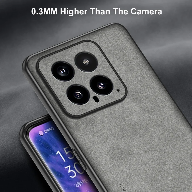 Para Xiaomi Mi 14 Pro Mi14 funda de lujo de cuero PU funda de teléfono para Xiaomi 14 Pro Xiaomi14 contraportada de silicona protección completa Coque - imagen 5