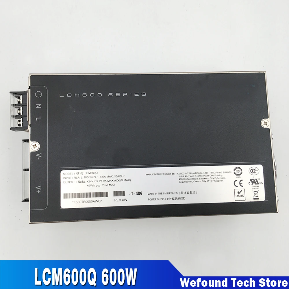 Fuente de alimentación conmutada para probará completamente antes del envío LCM600Q 24V 27A 600W - imagen 2