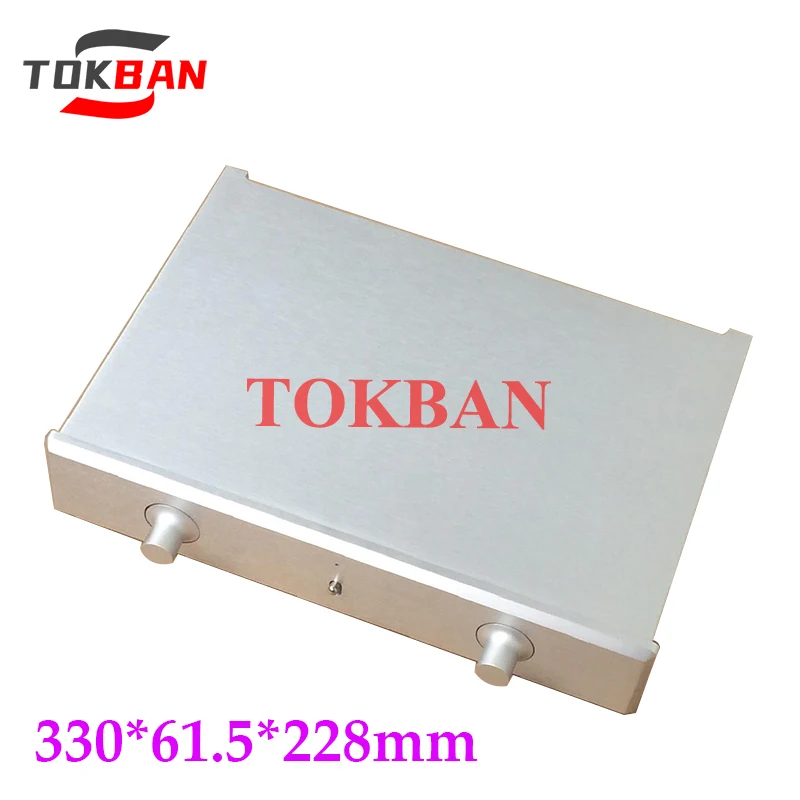 Tokban Audio 3306 330*61.5*228mm aluminio Clase A amplificador chasis preamplificador DAC decodificador auriculares Amp caso Shell