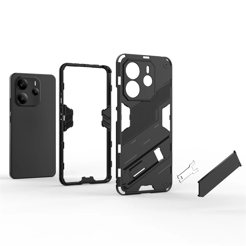 Para Redmi Note 14 4G funda Xiaomi Redmi Note 14 4G Capas armadura trasera a prueba de golpes soporte de parachoques de teléfono Fundas Redmi Note 14 4G - imagen 3
