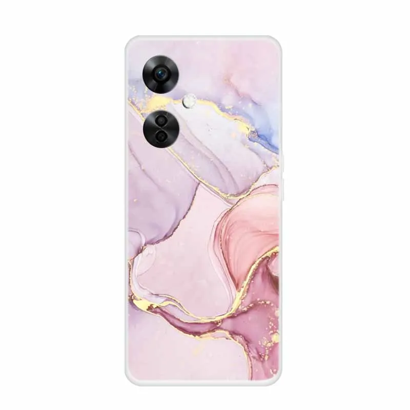 Funda de teléfono para OnePlus Nord CE 3 Lite 5G, carcasa de silicona TPU suave, mármol transparente de 6,72 pulgadas para One Plus Nord CE3 Lite 5G - imagen 3