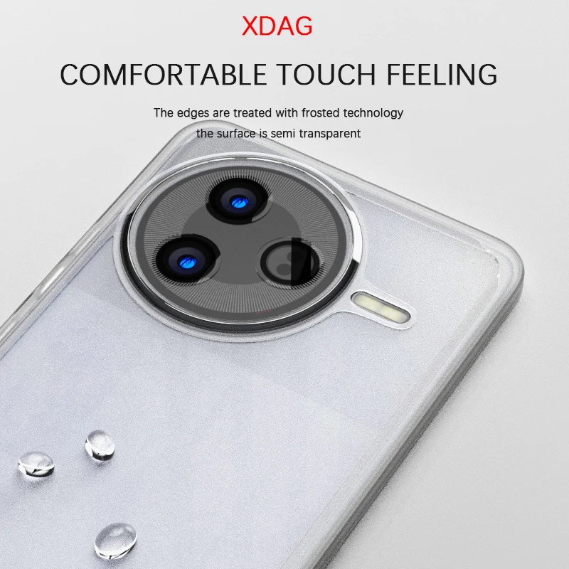 Funda de teléfono para Xiaomi Poco F7 K80 Pro Ultra F7Pro F7Ultra Redmi K80Pro 5G, Protector de lente acrílico de silicona suave, cubiertas transparentes - imagen 5