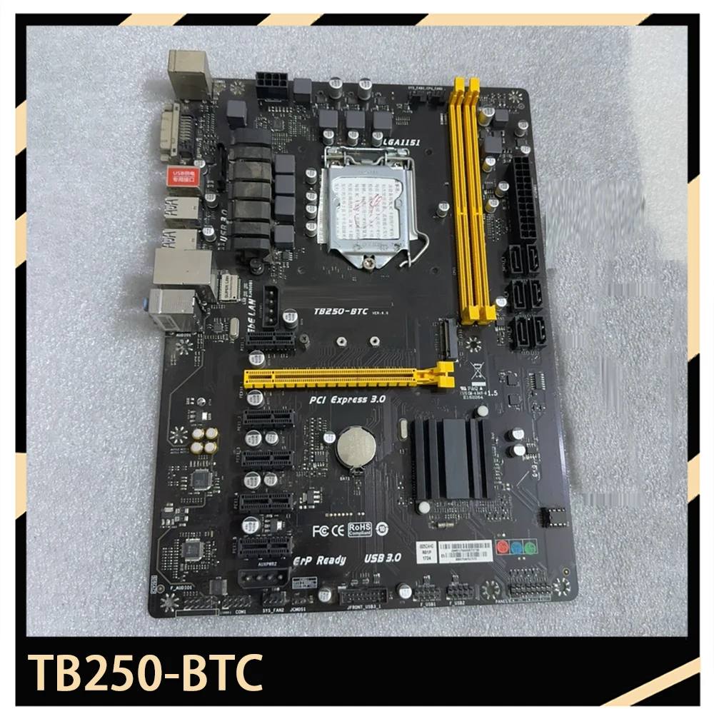 La placa base TB250-BTC LGA1151 DDR4 admite CPU de sexta y 7a generación