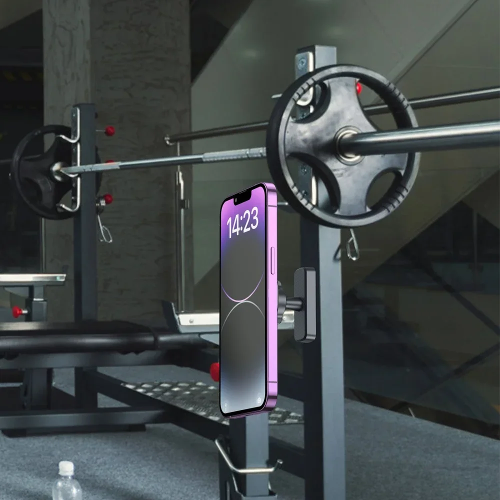 Soporte magnético portátil para teléfono con soporte de montaje de rotación 360 para carrito de Golf, barco, nevera, gimnasio, iPhone, Samsung, Xiaomi - imagen 3