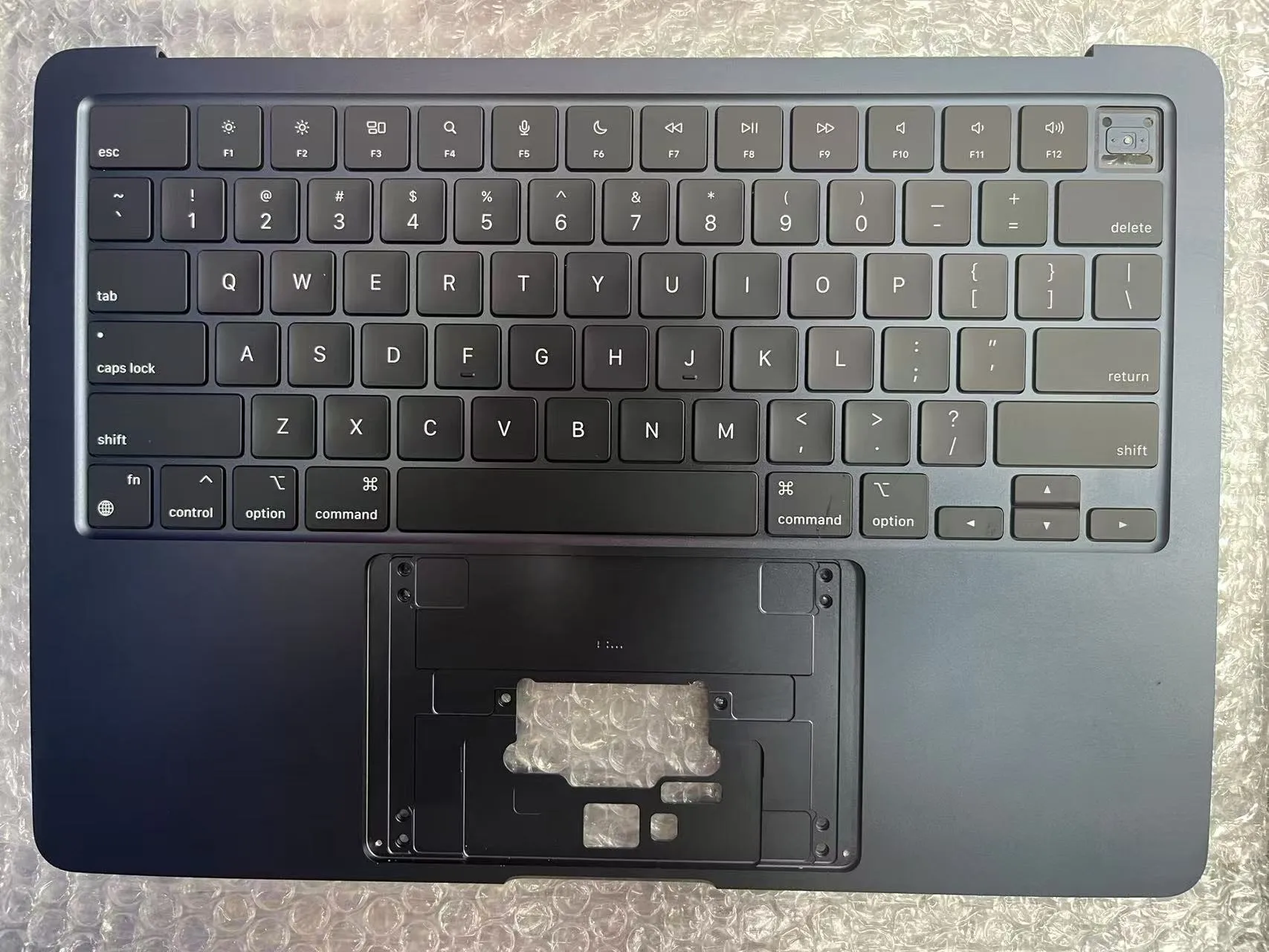 Color gris azul original para Macbook Air 13,3 "M2 A2681 Topcase con reposamanos retroiluminado del teclado de EE. UU.