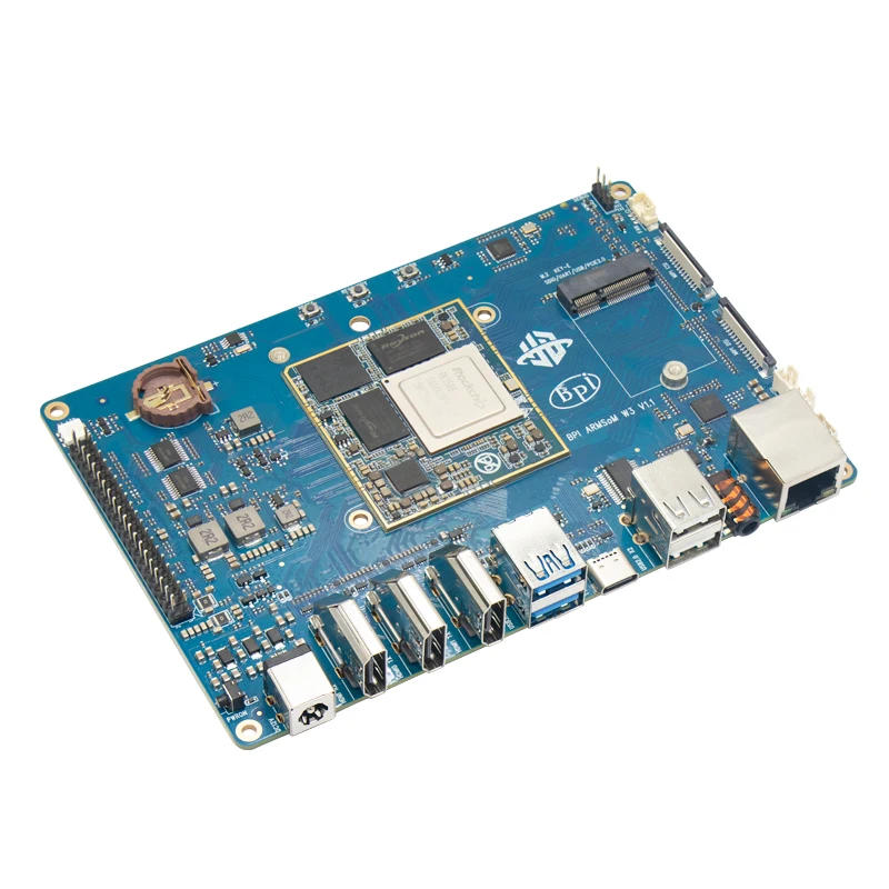 Banana Pi BPI-W3 Rockchip RK3588 Quad Core A76 + Quad Core A55 LPDDR4 8G RAM 32G eMMC 2,5 Gbps Ethernet ordenador de placa única - imagen 5