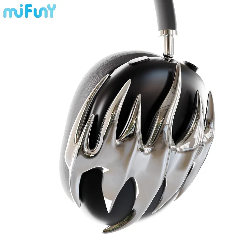 MiFuny-funda Airpods Max de llama blanca, fundas creativas de resina para auriculares, funda protectora para accesorios de auriculares, regalo Y2K - imagen 4