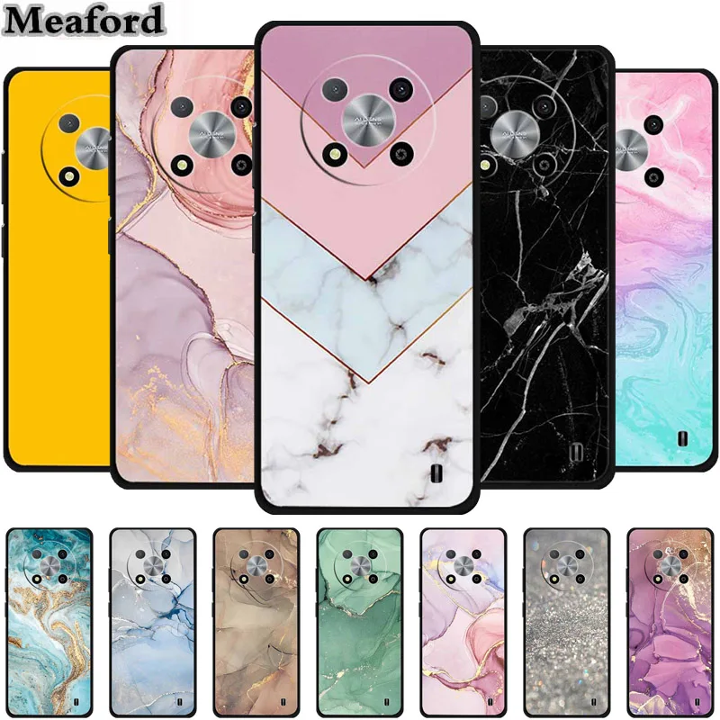 Funda de mármol para ZTE Blade A73 5G, cubierta de TPU de silicona suave para ZTE Blade A73 5G 7160N, carcasa de teléfono, parachoques impreso, colorido