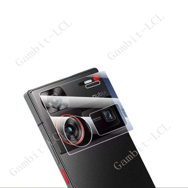 Lente de cámara integral 3D para ZTE Nubia Z70 vidrio Ultra templado en NubiaZ70Ultra Z70Ultra Z60 película protectora de pantalla trasera - imagen 2