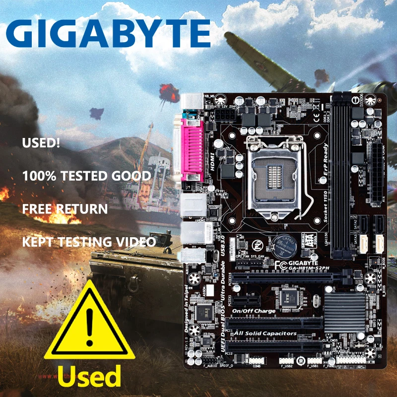 GIGABYTE GA-H81M-S2PH LGA 1150 Intel H81 HDMI SATA 6 Gb/s USB 3.0 Micro ATX Intel Placa base