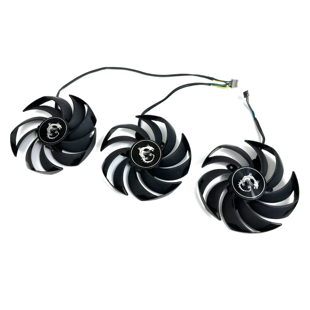 PLD09210B12HH RX 6800 XT Gaming X Trio GPU FAN, para MSI RX 6800, RX 6800 XT, RX 6900 XT Gaming X Trio Graphics card cooling fan - imagen 3