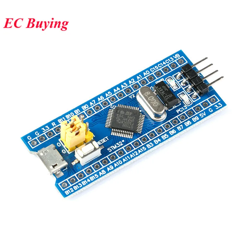 2 uds/1 unidad STM32F103C8T6 ARM Cortex-M3 STM32F103 STM32 F103C8T6 Chip tipo C interfaz módulo de placa de desarrollo de sistema de núcleo mínimo - imagen 2