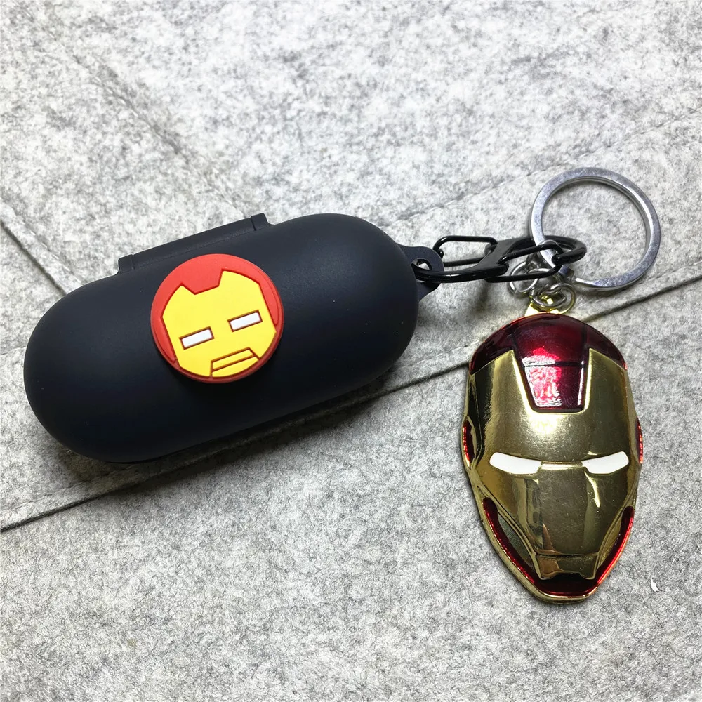 MINISO Marvel-funda para auriculares Sony WF-C500/WF-C700N/WF-C510, caja de carga de silicona, funda protectora con llavero - imagen 3