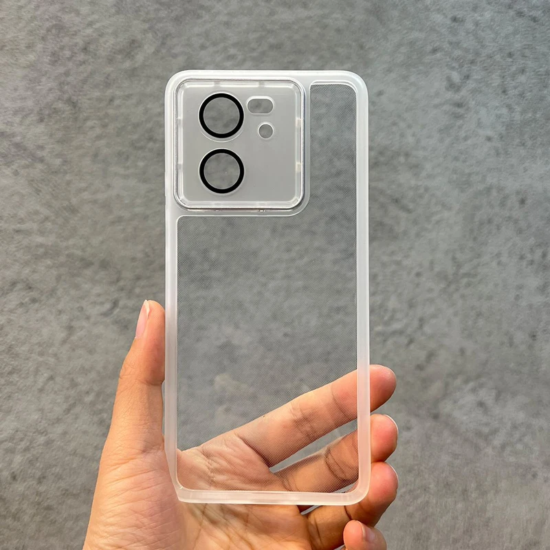 Para Xiaomi 13T funda Xiaomi 13T Pro funda de teléfono Xiaomi Mi 13T fundas Mi 13T Pro Protector de cámara de silicona transparente cubierta de lente - imagen 2