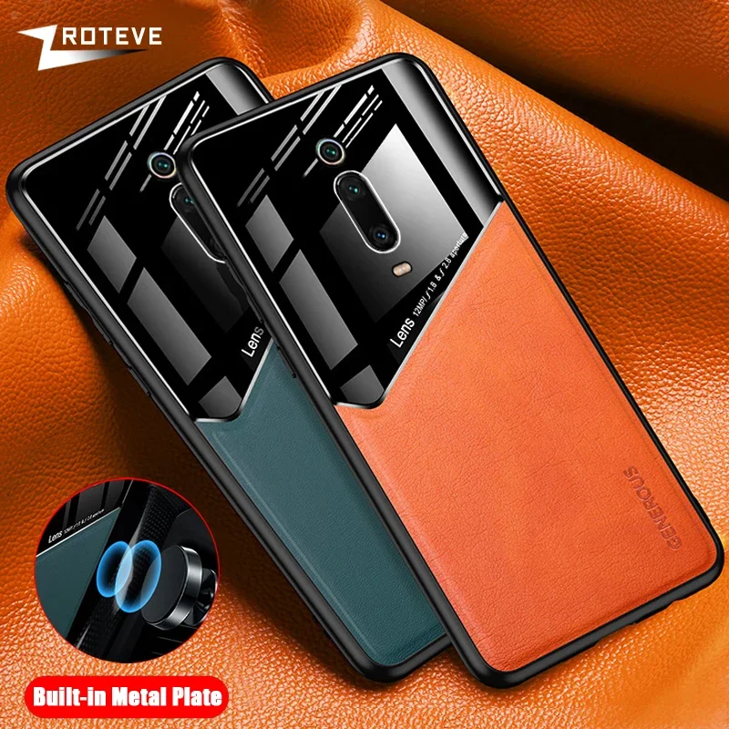 Funda Mi9T Pro ZROTEVE de cuero PU para coche, funda dura magnética para PC para Xiaomi Mi 9T Pro Xiomi Redmi K20 para Xiaomi 9T Mi9T Pro - imagen 2