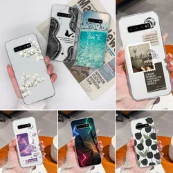 Samsung S10E Funda Silicona Transparente Anticaídas Sello Creativo