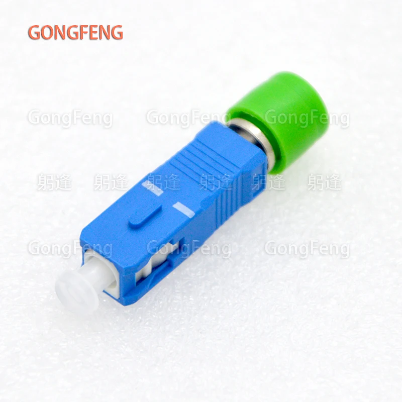 Adaptador de conector de fibra óptica, acoplador macho hembra-SC de un solo modo, brida de SC-FC, 1 unidad, venta al por mayor especial
