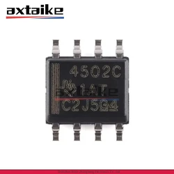 10 Uds TLC4502CDR TLC4502CD 4502C SOP-8 amplificadores operativos de salida de carril a carril CMOS de precisión IC SMD Chip