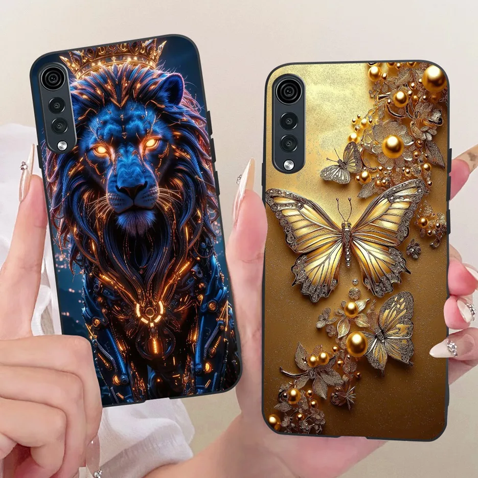 Para LG Velvet 5G funda LM-G900N elegante mariposa pintado funda de silicona suave funda de teléfono para LG Velvet 5G UM LGVelvet Fundas bolsas - imagen 3