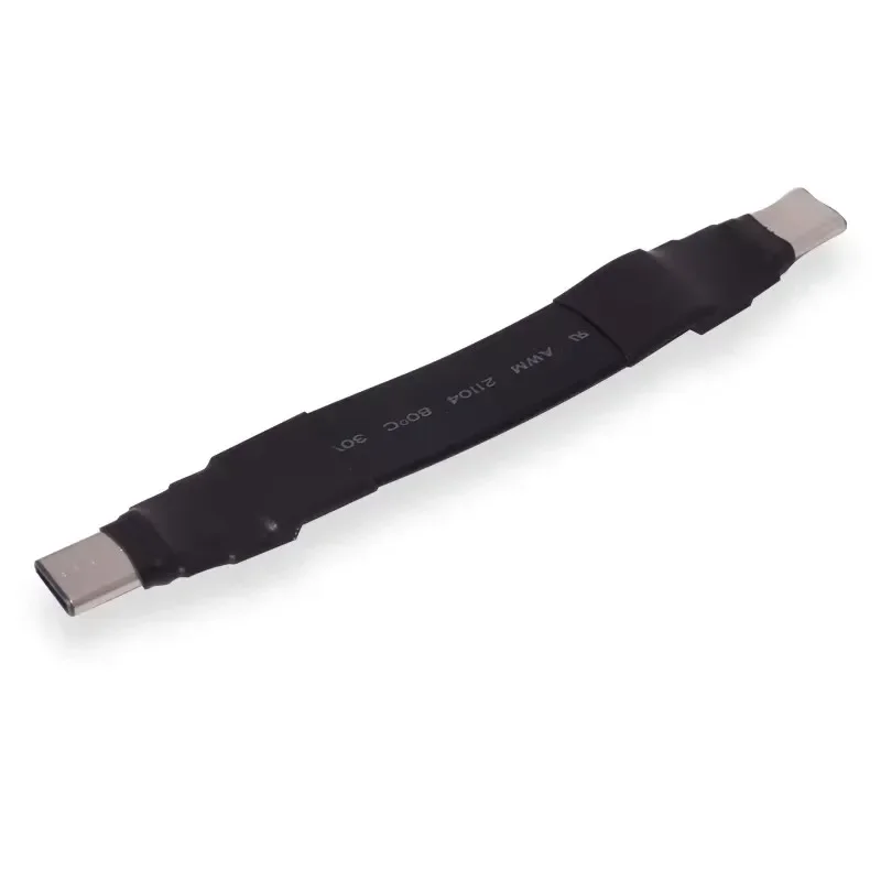 Cable plano USB 3,2 tipo C a tipo C (compatible con OTG), Cable de cinta Gen2 x2 20G/Bps para dispositivos de USB-C, datos de carga, extensión de señal USB3.2 - imagen 5