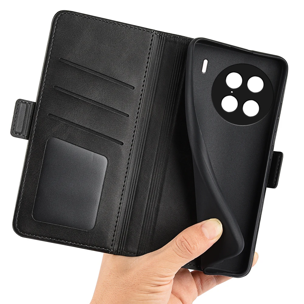 Funda de cuero con tapa para Vivo X90 Pro, funda de teléfono con imán Vintage - imagen 4