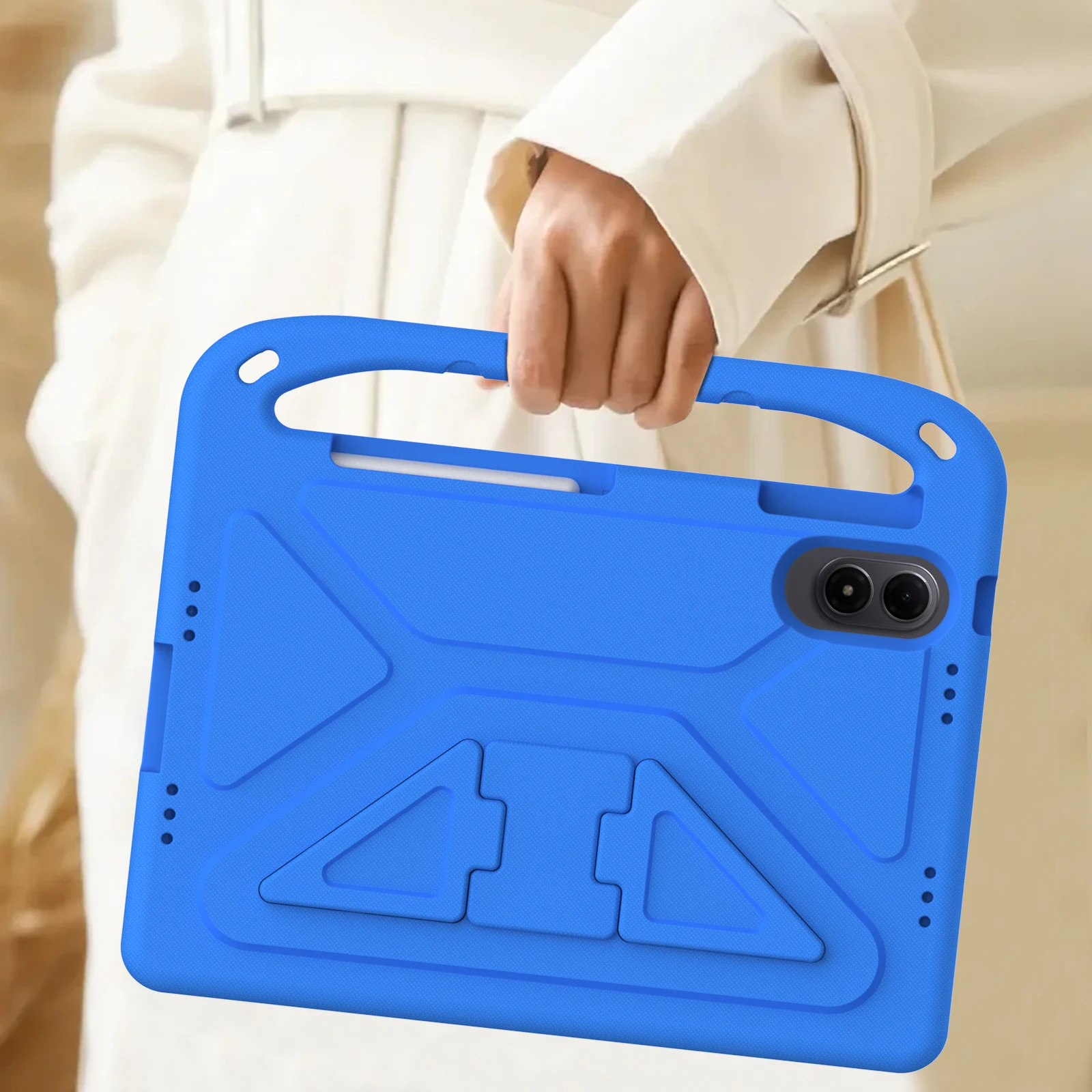 Funda EVA con soporte para Xiaomi Redmi Pad 2 Pro 2025, 12,1 pulgadas, modelo 25099RP13G, soporte de mano portátil, Funda para niños a prueba de golpes - imagen 4