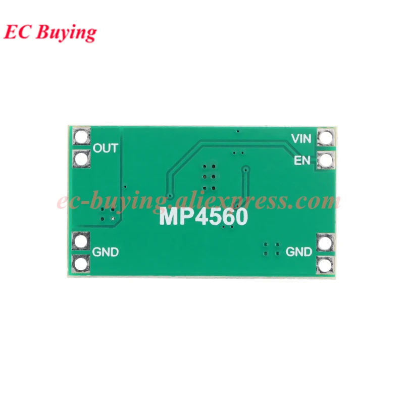 20 piezas/1 unidad 2A DC-DC MP4560 módulo de fuente de alimentación de voltaje estabilizado reductor salida 8 ~ 55V a 12V 9V 5V 3V placa Buck ajustable - imagen 5