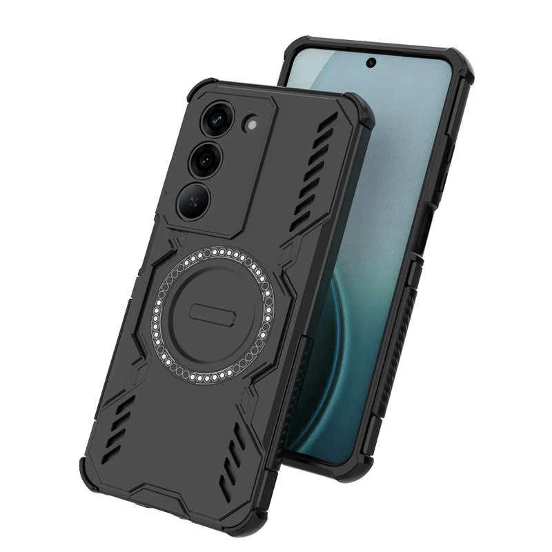 Funda de teléfono con disipación de calor para Realme V60 pro 5G, pieza de atracción magnética para Realme 14x5G Global чехол Funda trasera